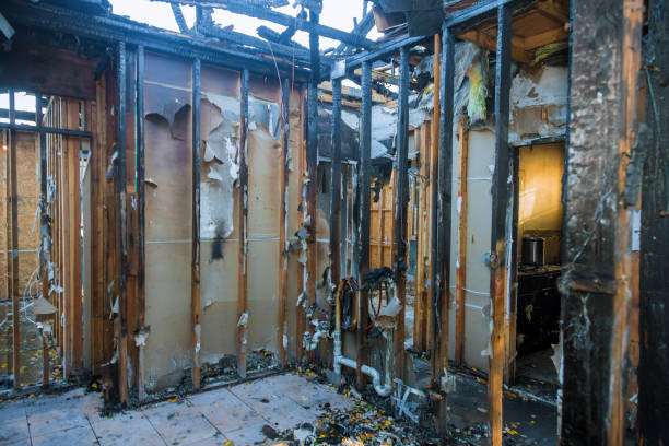 Professional Emergency Fire Cleanup technician working in Richmond, TX